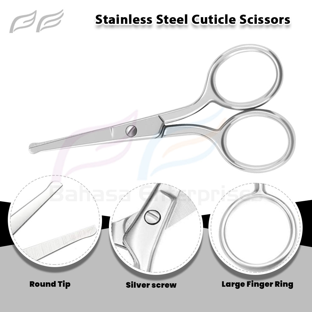 Rounded Tip Nose Hair Scissors